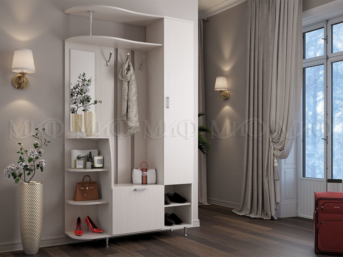 Прихожая Линда-2 (Ш-1200 × В-2150 × Г-364 мм) Универсальная Сборка/Разные Цвета 