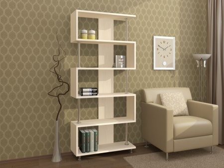 Стеллаж Зиг Заг/Разные Цвета