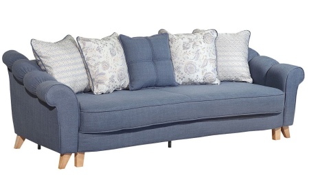 Ортопедический Диван Николас Евро-Металлокаркас/Разные Цвета Ш-2520 х Г-1100 х В-900 мм