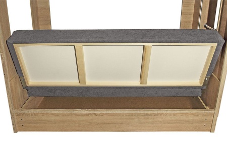 Диван-Кровать Двухъярусная Станислав с Матрасом/Разные Цвета Ш-2090 х  Г-860- х 1730 мм