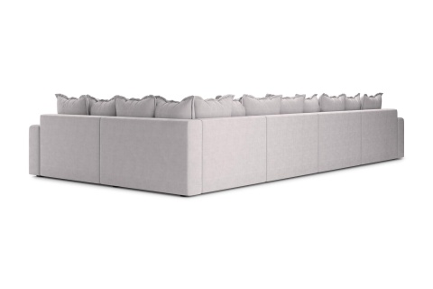 Диван п-образный тик-так Омега бежевый